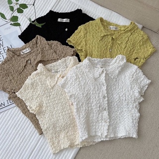[Video] ÁO CROPTOP XỐP NHÚN ÔM (ảnh thật)