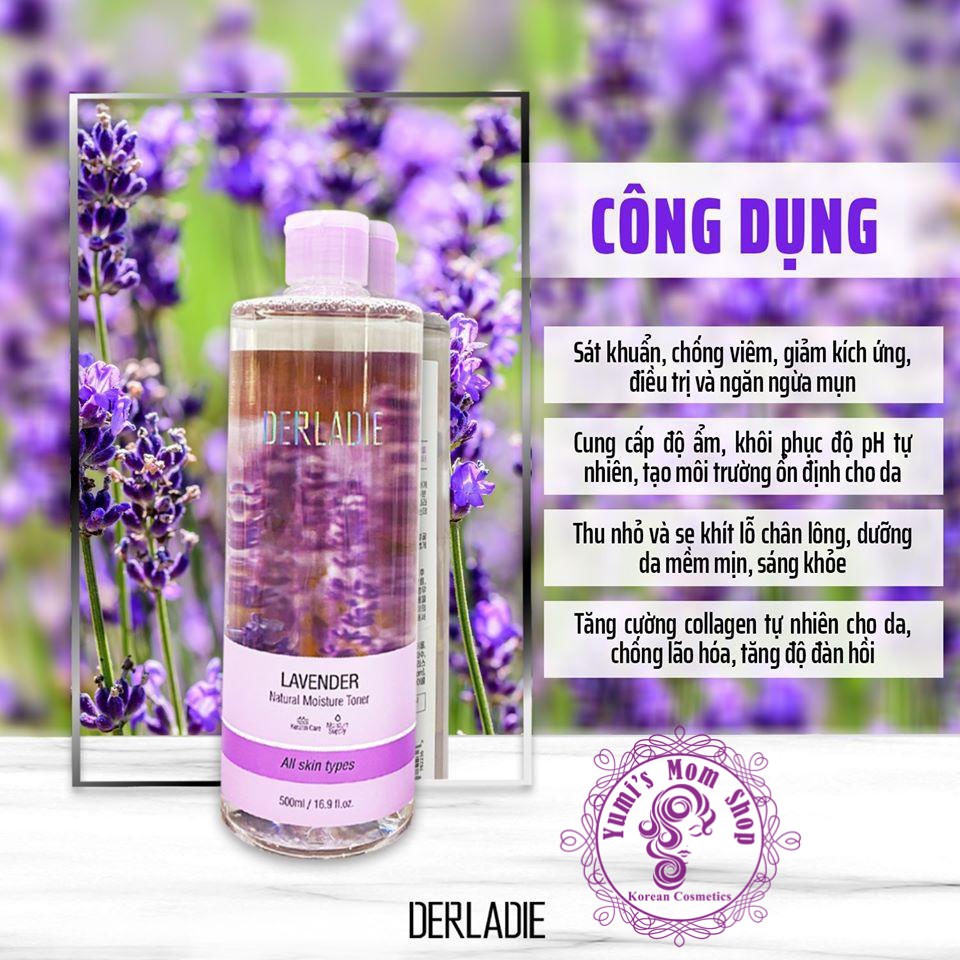 Nước hoa hồng Derladie LAVENDER Natural Moisture toner