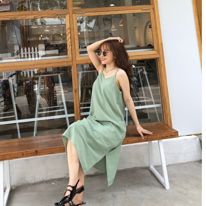 Váy hai dây đũi Hàn siêu mát