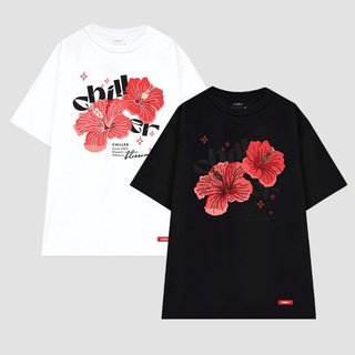 Áo thun chiller / blossom collection ver.02 / hibiscus / hoa dâm bụt / oversized / form rộng / unisex.