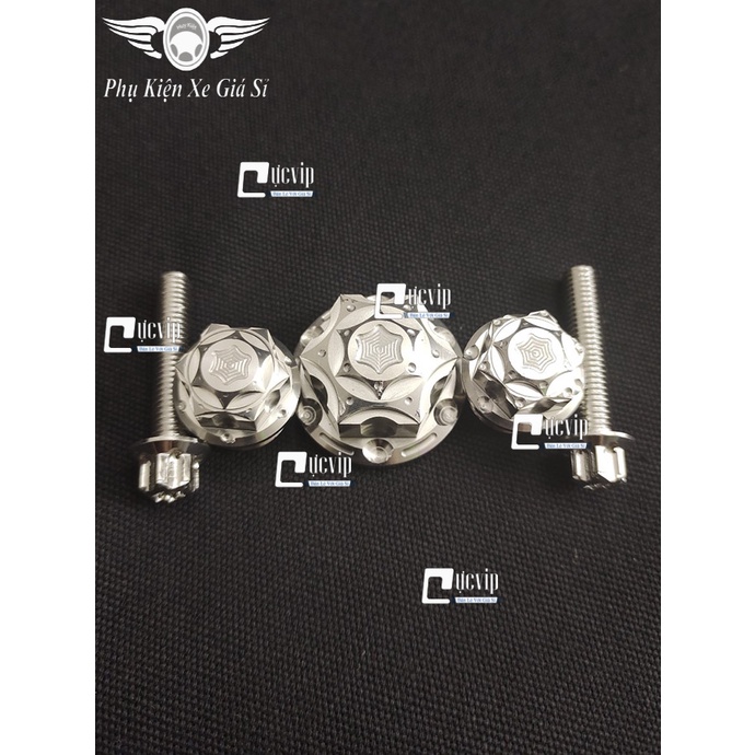 Combo 5 Ốc Chảng Ba Raider Fi, Satria Kiểu Salay Inox 304 MS4736