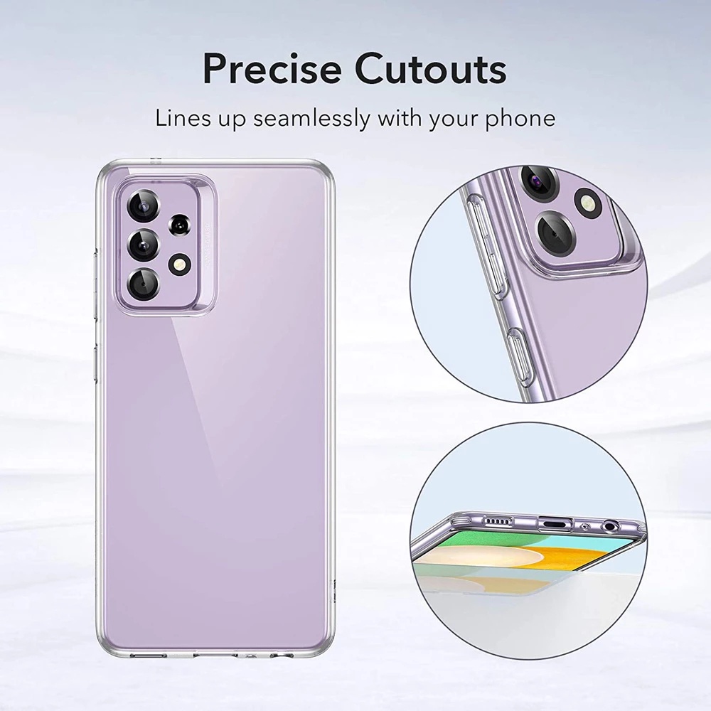 Ốp Điện Thoại Silicon TPU Mềm Trong Suốt Chống Rơi Cho Samsung Galaxy A53