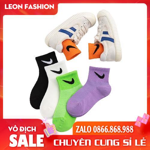 Tất Trẻ Em NIKE, Vớ cho bé 1 tuổi đến 15 tuổi [COMBO 5 ĐÔI] phụ kiện xinh xắn cho cả bé trai lẫn bé gái.