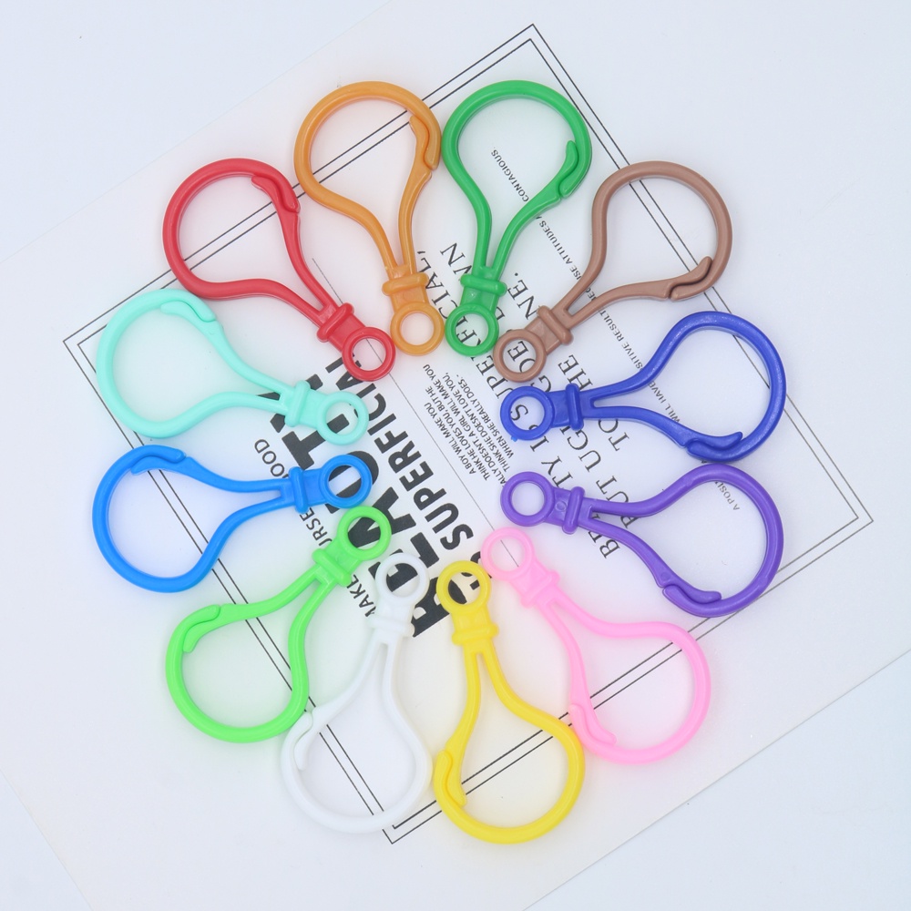 Set 20 Móc Khóa Búp Bê Bằng Nhựa Màu Sắc Ngọt Ngào