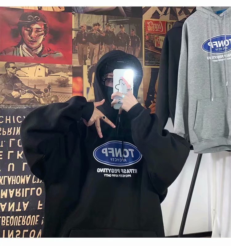 Áo Hoodie Tay Dài Dáng Rộng Phong Cách Thời Trang Hong Kong | BigBuy360 - bigbuy360.vn