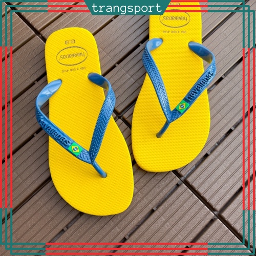 Dép kẹp nam havaianas tông nam Thái Lan đi biển full box dép lào nam havanas xỏ ngón thời trang cao su