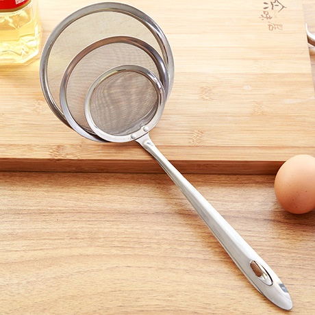 Vá vớt bọt loại tốt, inox dày, 3 kích cỡ