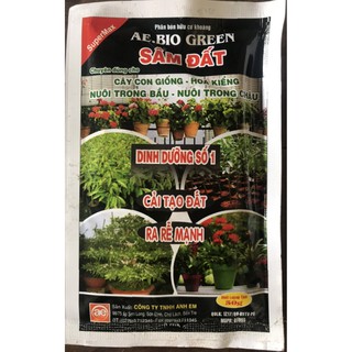 Phân bón hữu cơ khoáng SÂM ĐẤT - Chuyên hoa kiểng, cây giống