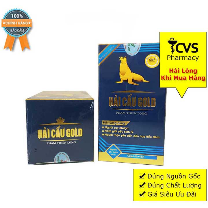 Hải Cẩu Gold Phạm Thiên Long (Đông Dược Việt) - Giúp Phục Hồi Khả Năng Sinh Lý Nam Giới