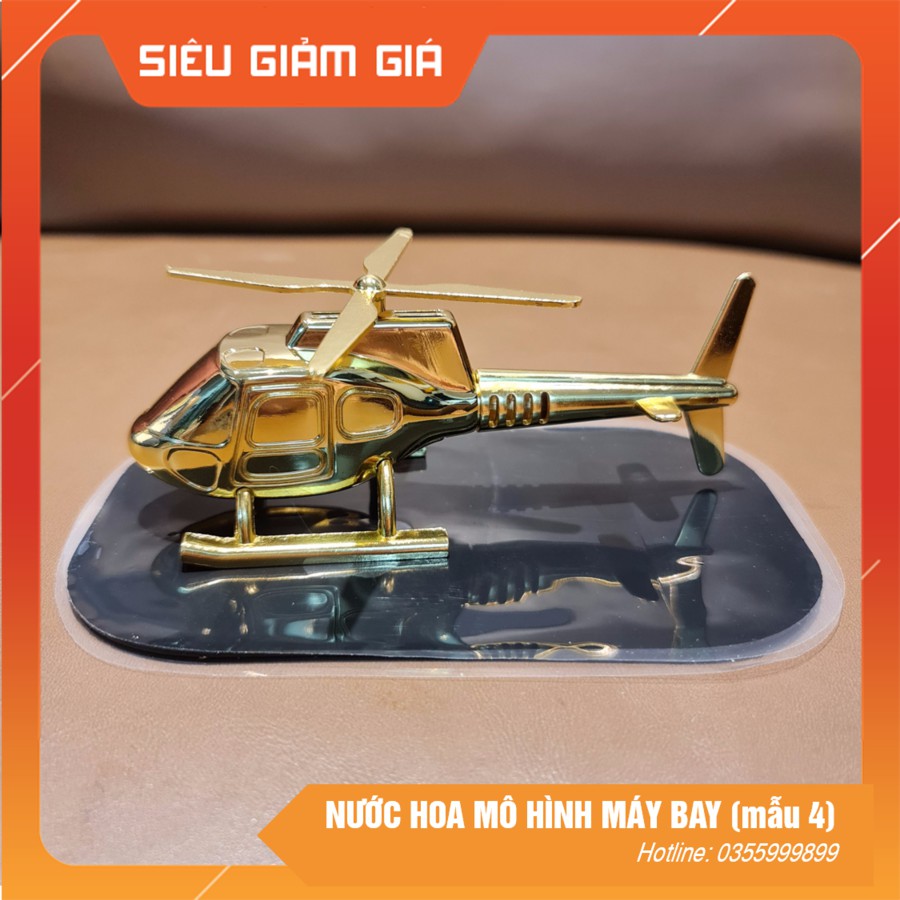 Nước hoa máy bay năng lượng mặt trời tự quay quạt - Mẫu 4