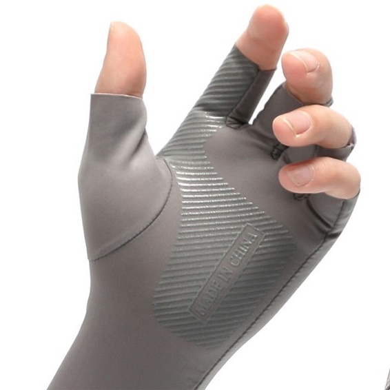 Găng tay chống nắng Dài Nam Nữ Paceline Sport, Bao tay chống nắng xỏ hở ngón chống tia UV có vân chống trượt tiện dụng