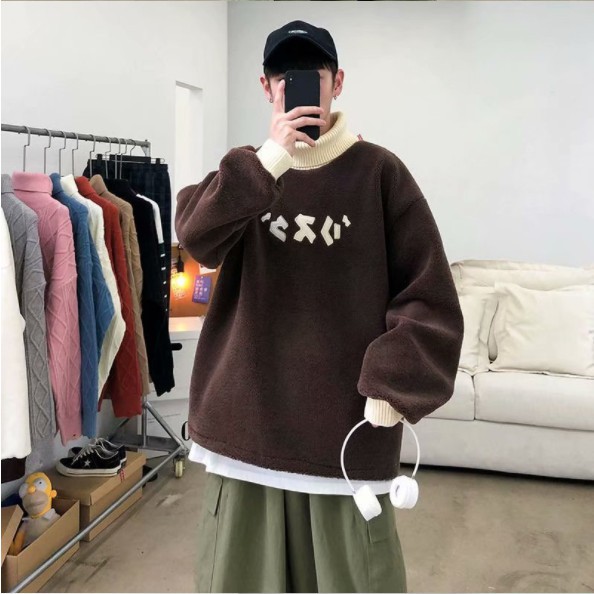 Áo Len Cổ Lọ Dài Tay Thời Trang Nam Tính