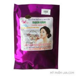 Bịt tắm trắng 1 bước trắng da Bạch Sâm 2 mẫu