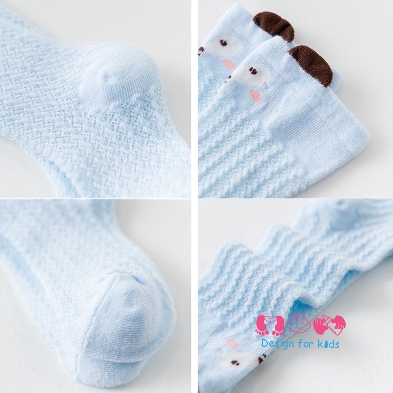 Tất lưới cao cổ chống muỗi, tất kết hợp cùng bộ body chip cho bé yêu