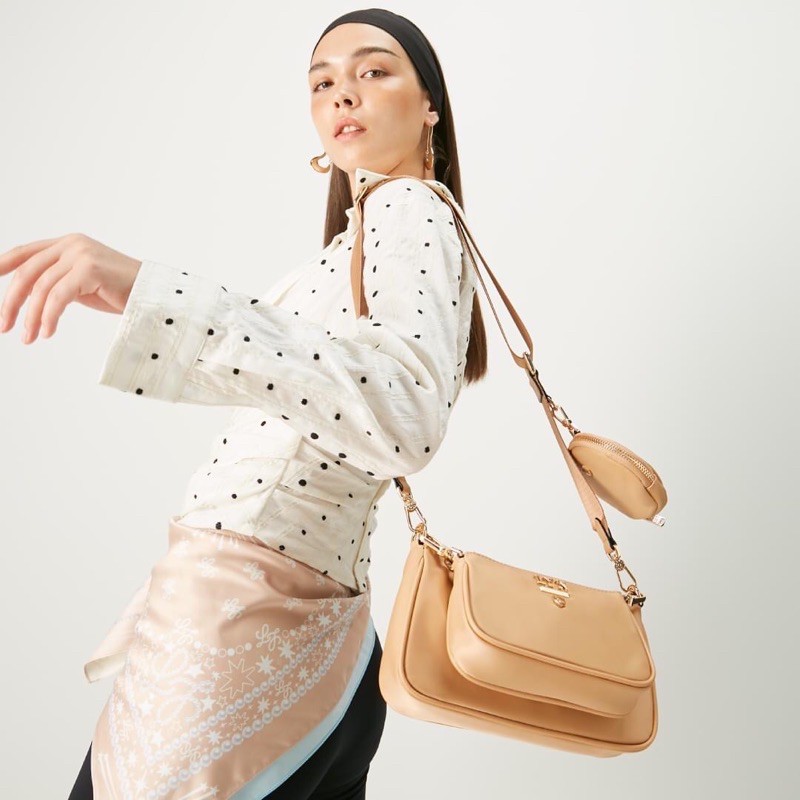 Set đeo chéo 3 món  LYN  ROSELYN HANDBAG 𝐦𝐚̂̃𝐮 𝐦𝐨̛́𝐢
