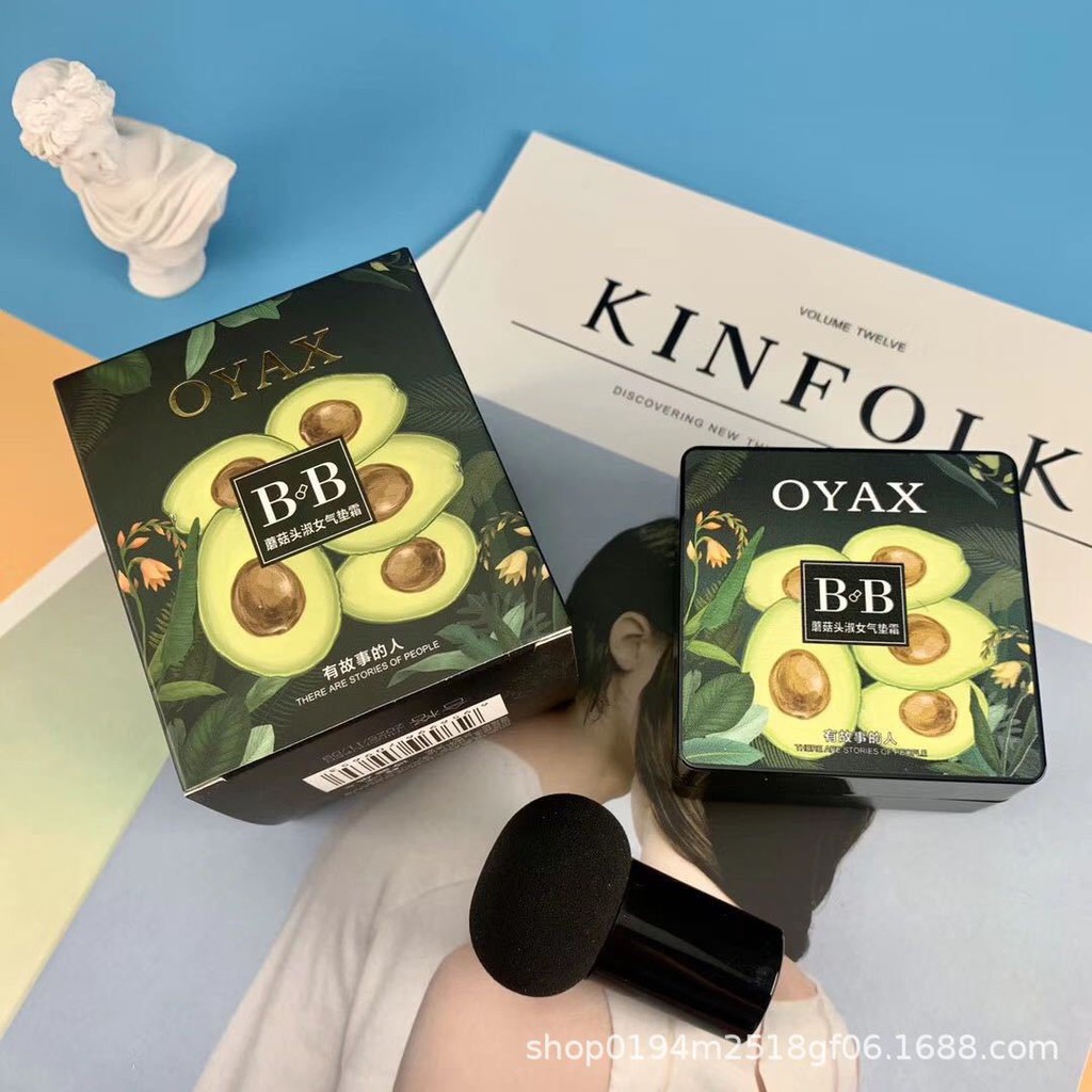 Phấn tươi vị bơ BB OYAX kèm bông phấn cao cấp KB G411 | BigBuy360 - bigbuy360.vn