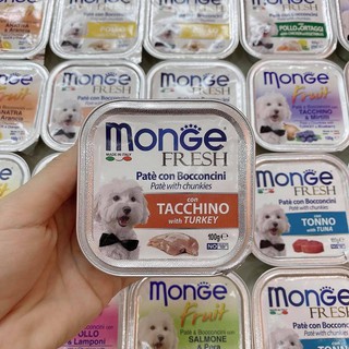 Pate Monge cho cún hộp 100g