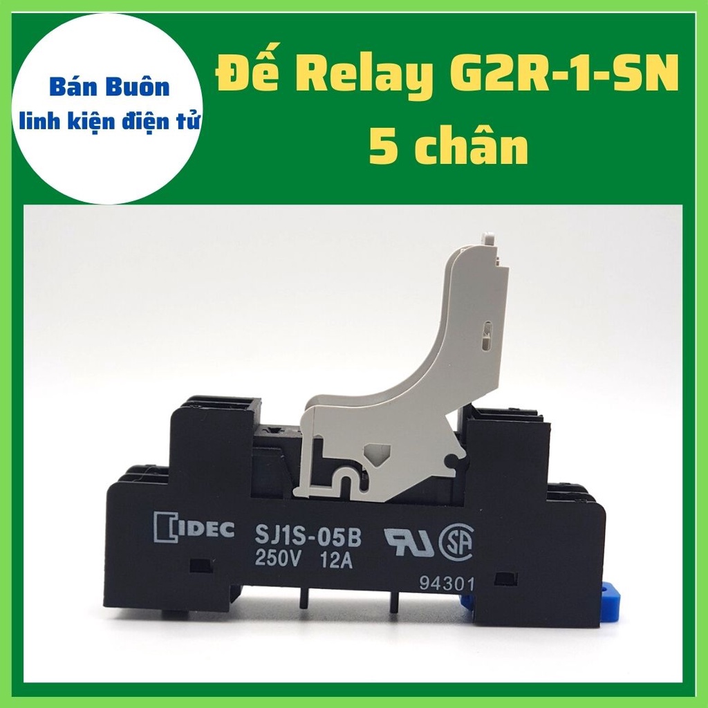 Relay 24V 5 chân, role 24V G2R-1-SN, Relay 24v10a