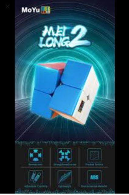 RUBIK 2x2 MOYU MEILONG màu Trơn