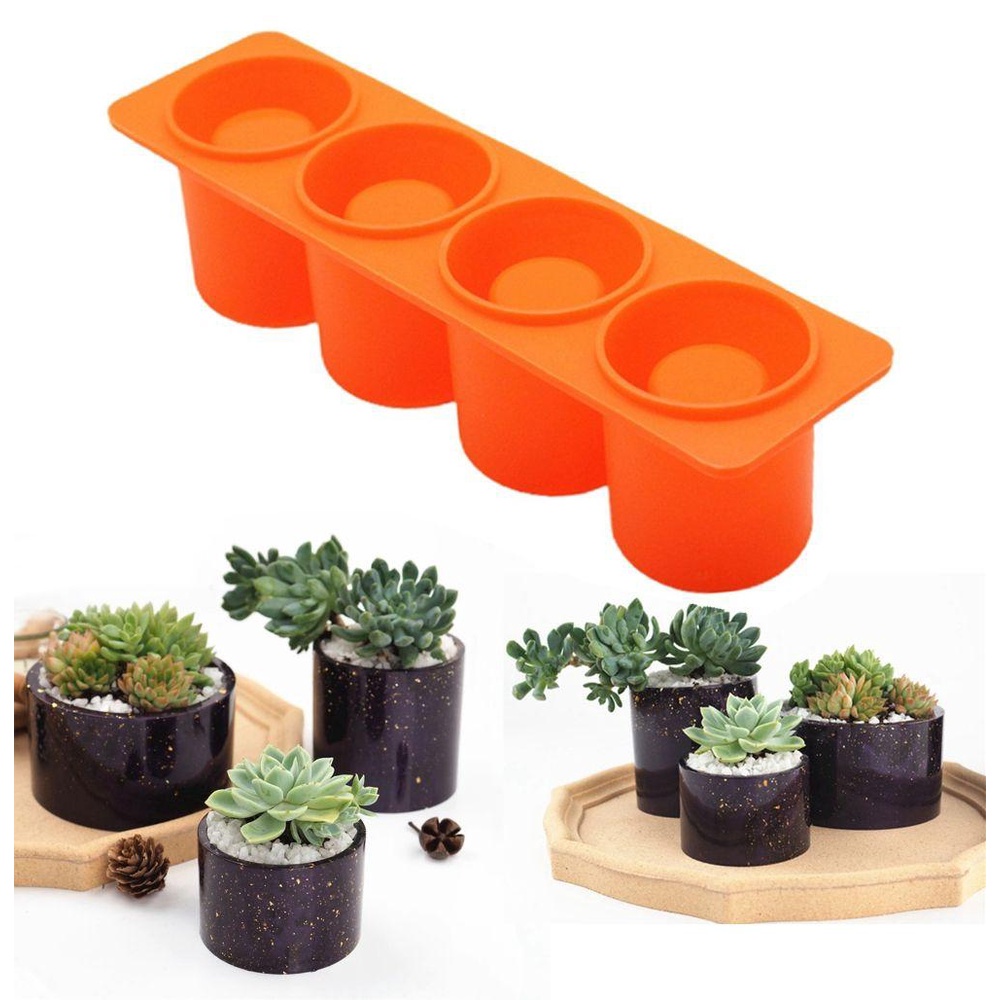 AUGUSTINA Khuôn Làm Giá Đỡ Bút / Đá Viên / Đất Sét Tiện Dụng Cho Sân Vườn