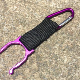 ⚡FY⚡Aluminum Alloy Travel Outdoor Backpack Buckle Mineral Water Bottle Buckle