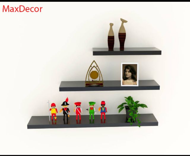 [sẵn hàng] Kệ gỗ trang trí treo tường | BigBuy360 - bigbuy360.vn