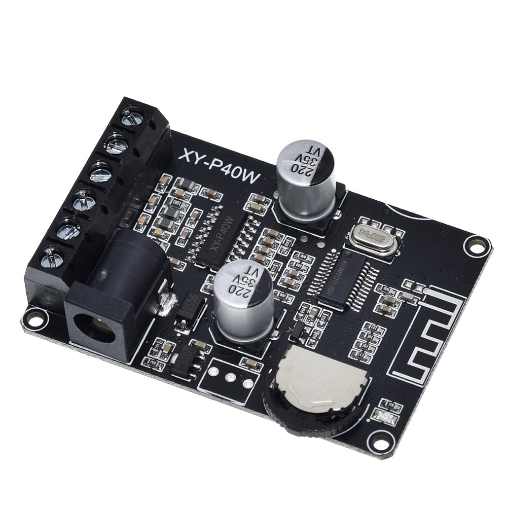 Bảng Mạch Khuếch Đại Âm Thanh Bluetooth 5.0 40wx2 Dc 12 / 24v Xy-P40W