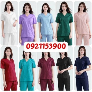 Đồng phục spa, phòng khám nhiều màu