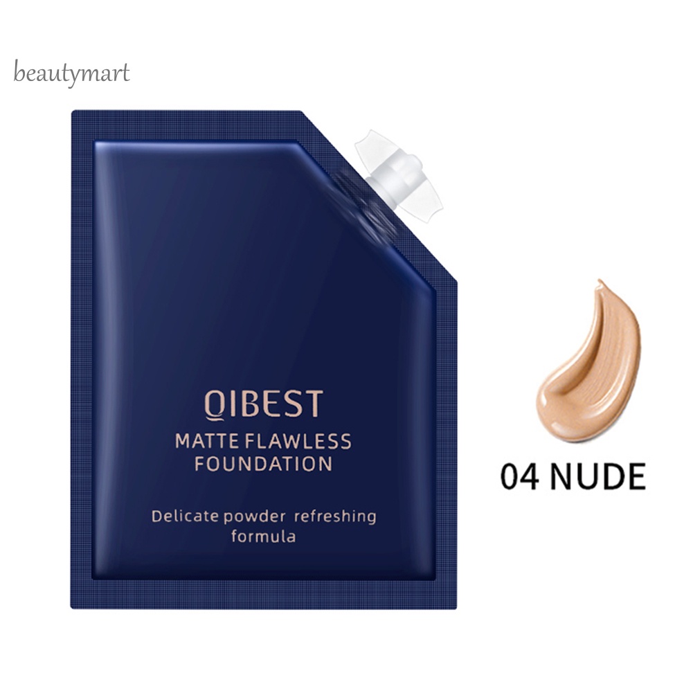 [Hàng mới về] Kem nền dạng lỏng QIBEST lâu trôi hỗ trợ dưỡng ẩm hiệu quả
