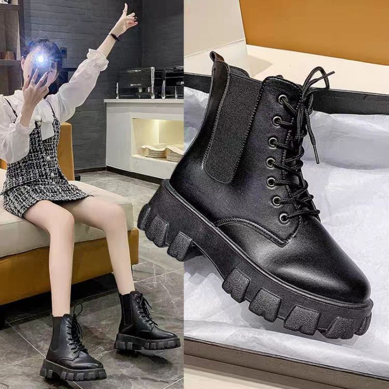 Order boots cao cổ 5cm dành cho mùa thu đông 2020, hàng quảng châu loại đẹp