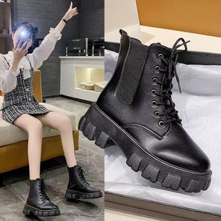 Boots cao cổ 5cm dành cho mùa thu đông 2020 hàng Quảng Châu