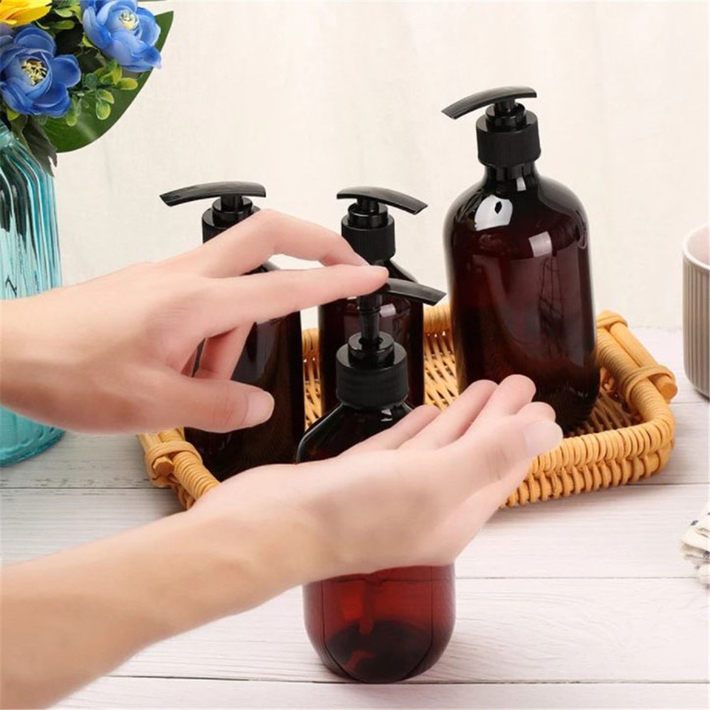 Bình nhựa rỗng 300/500ML dạng bơm đa dụng cho nhà tắm