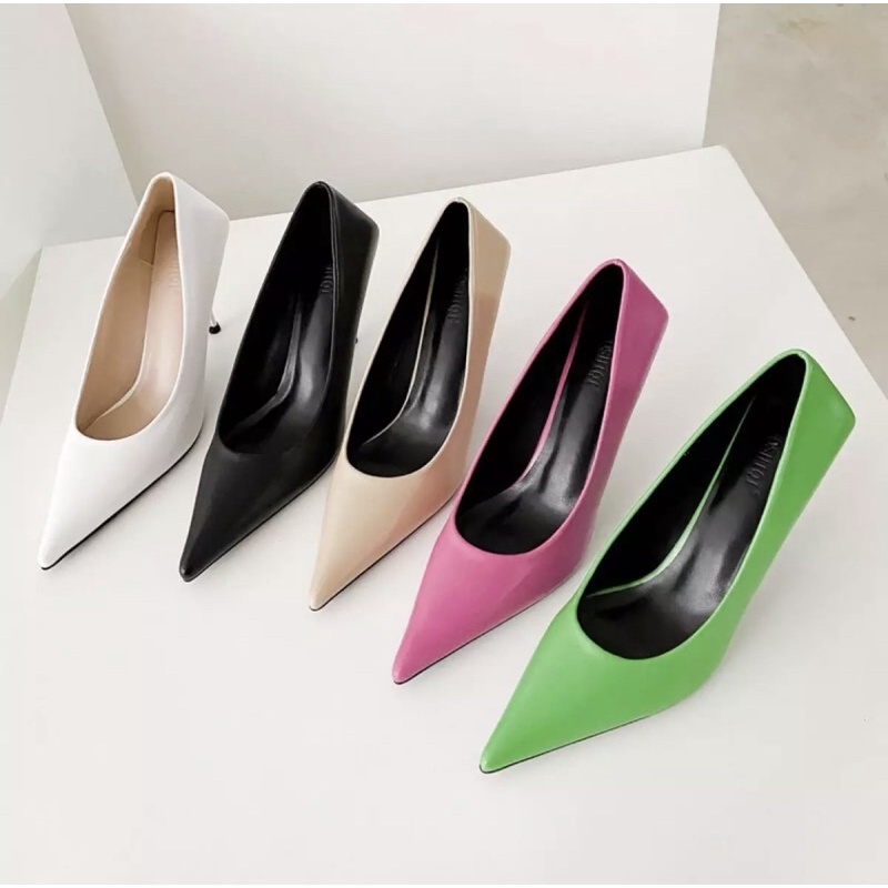 Giày cao gót mũi nhọn 7p