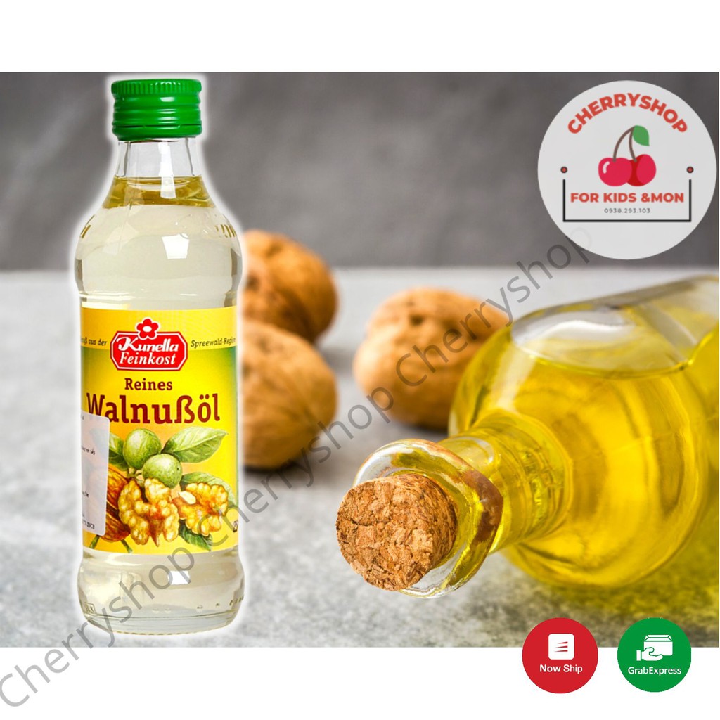 Dầu óc chó Kunella Feinkost WalnuBol 100ml (Đức)