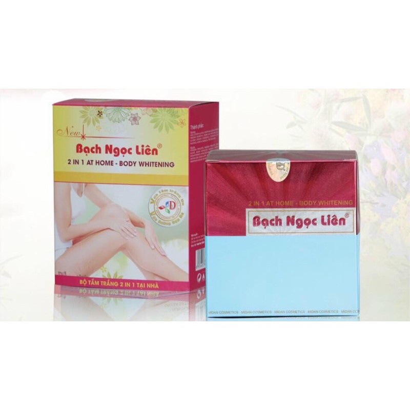 Bạch Ngọc Liên Dưỡng Trắng Và Tắm Trắng 2In1 Tại Nhà