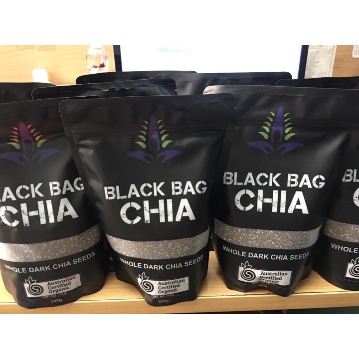 [Video]Hạt chia đen Black Bag gói 500g xách tay Úc