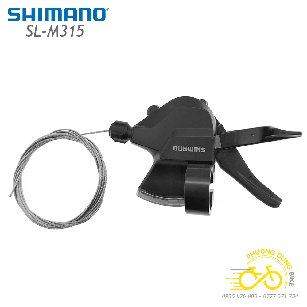 Tay đề bấm xả xe đạp SHIMANO SL-M315 - Hàng Chính Hãng