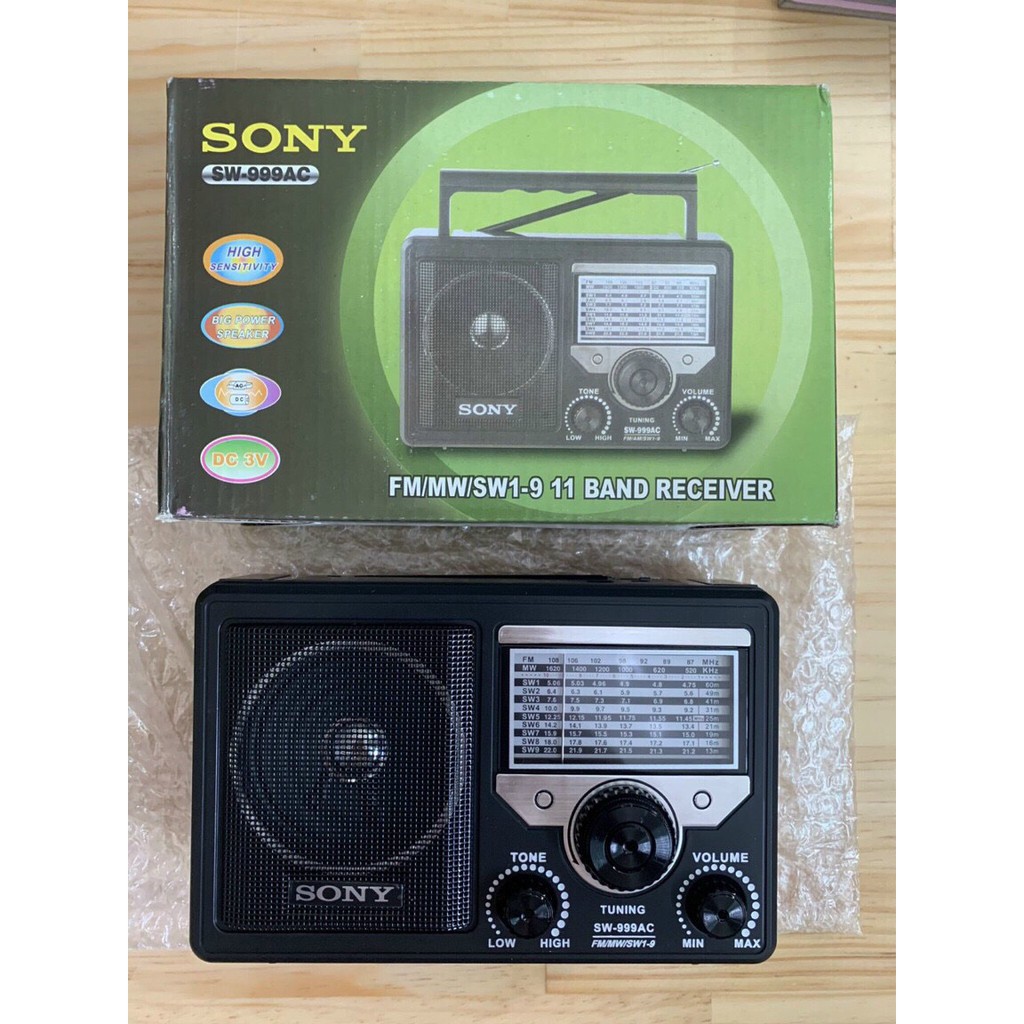 Radio nghe Đài SW-999AC 999UAR 902 | Đài nghe FM, AM,SW Radio cho người già  bảo hành 12 tháng
