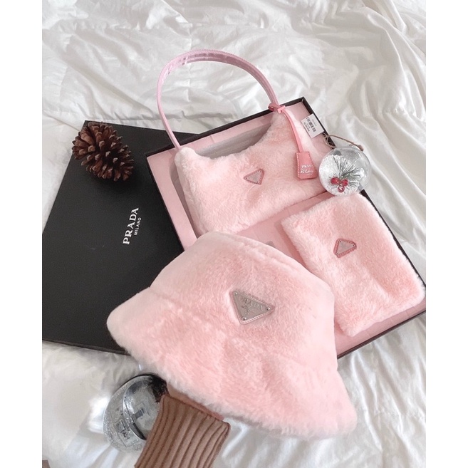Set 3 món lông thỏ prada