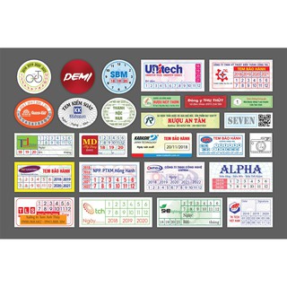 Combo 1000 tem vỡ, tem bảo hành, Tem Niêm Phong, Decal Vỡ  Bế Sẵn theo ý khách, thiết kế theo nhu cầu của khách.
