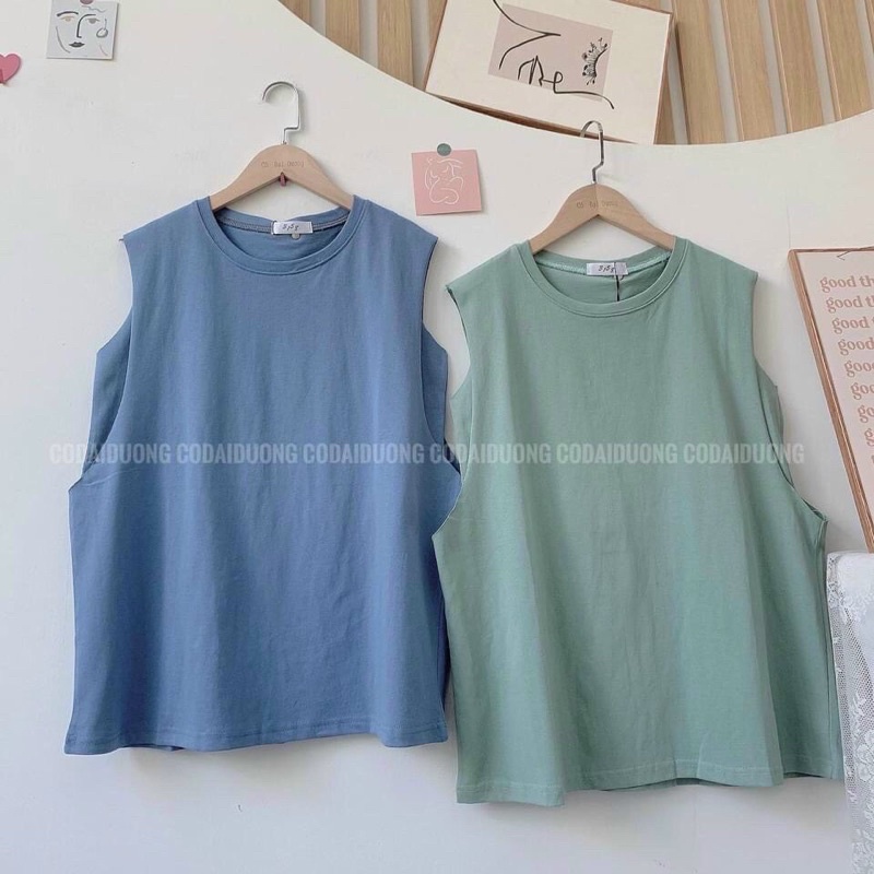SIÊU HOT] Áo Thun Ba Lỗ TanK Top Oversize Nhiều Màu - Áo Tank Top Free Unisex Nam Nữ Đều Mặc Được (k kèm áo trong) | BigBuy360 - bigbuy360.vn
