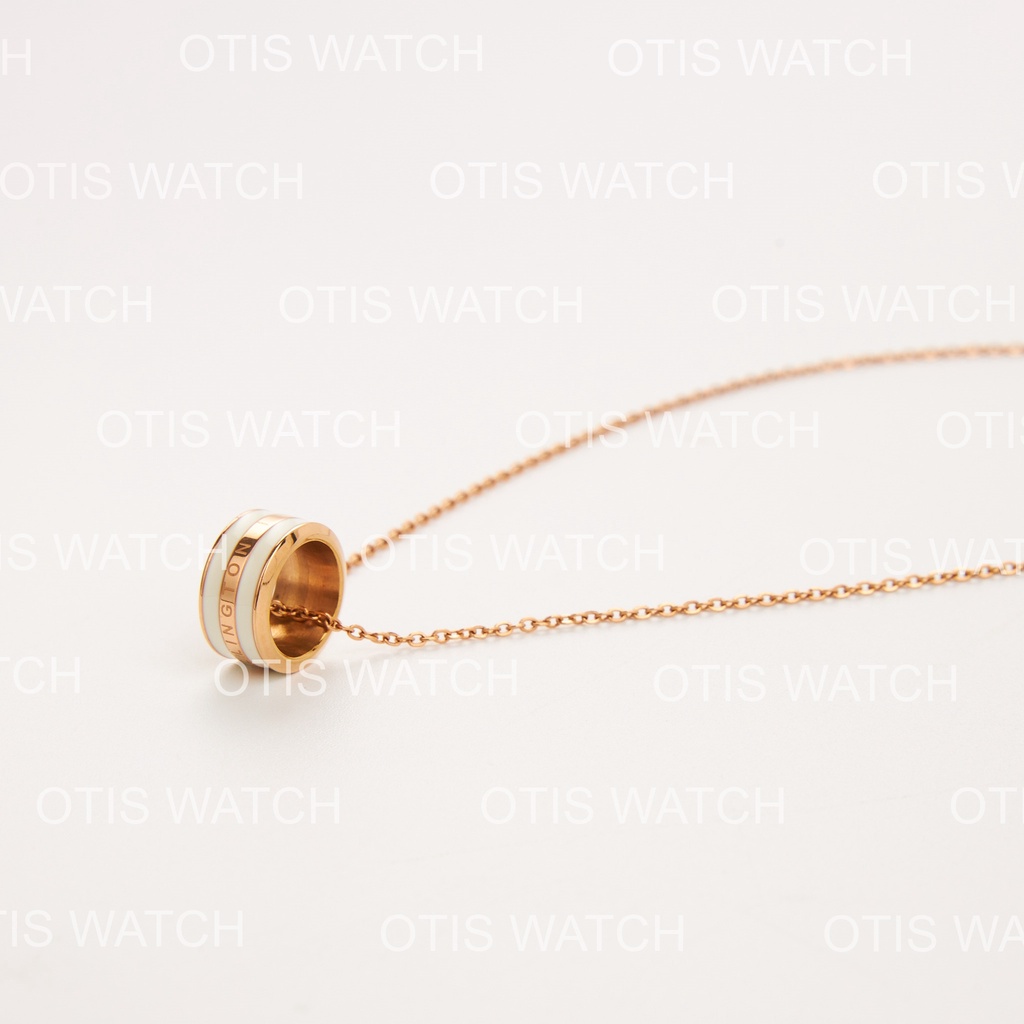 Dây Chuyền Daniel Wellington Emalie Necklace Rose Gold DW Chính Hãng - OtisWatch