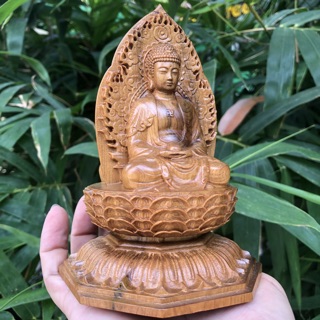 Tượng Phật Đẹp Gỗ Bách Xanh Thơm