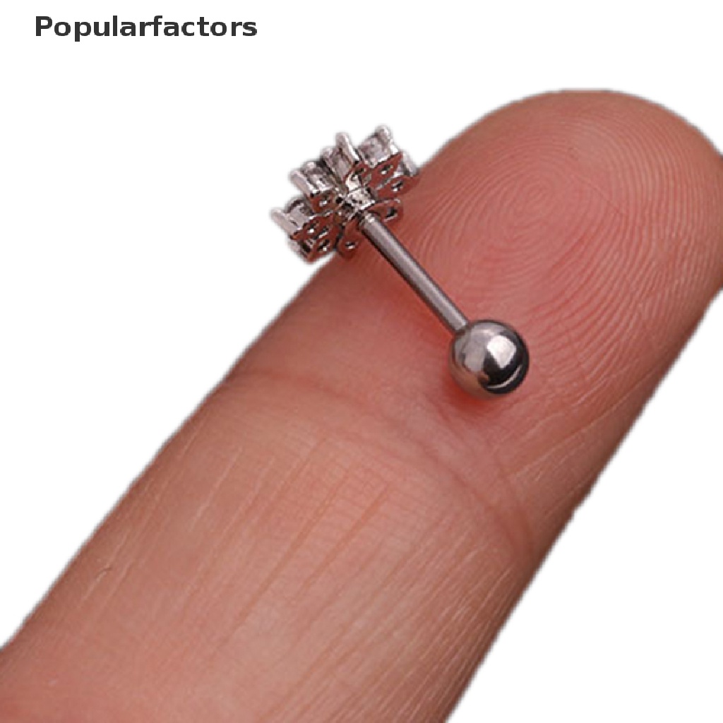 (Bán Chạy) Khuyên Xỏ Cơ Thể Mặt Trăng / Mặt Trời Đính Pha Lê