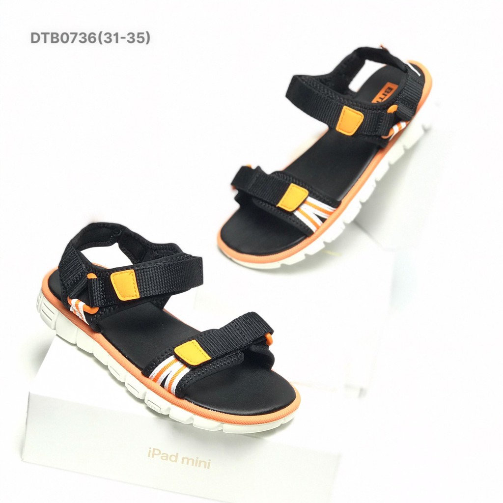 Sandal bé trai 31-35 ❤️FREESHIP❤️ Dép quai hậu học sinh BlTIS đế cao su DTB073600