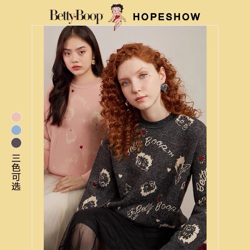 Áo len hồng Hopeshow