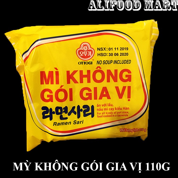 MỲ KHÔNG GÓI GIA VỊ OTTOGI 110G | WebRaoVat - webraovat.net.vn