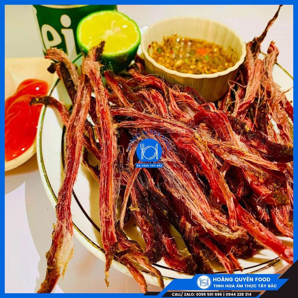 Thịt Lợn Gác Bếp Ẩm Thực Tây Bắc Thơm Ngon Chuẩn Vị 1KG - TẶNG CHẨM CHÉO - Khô Heo Gác Bếp | HQ FOOD | BigBuy360 - bigbuy360.vn