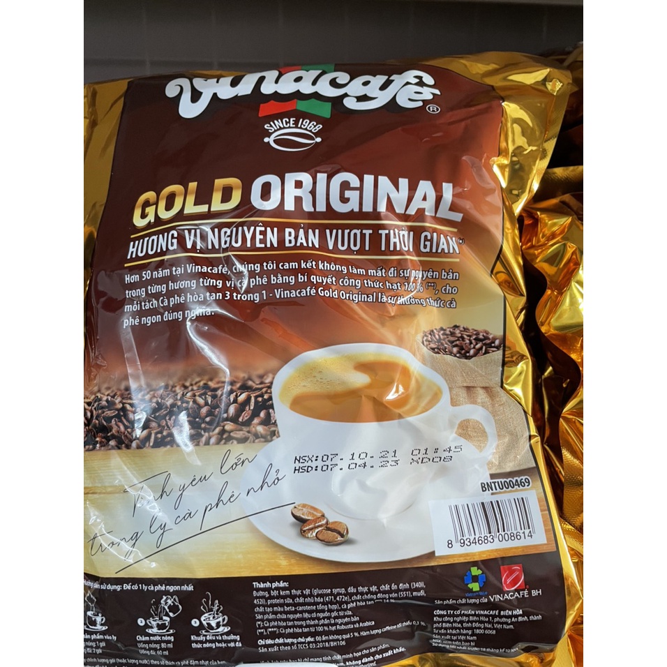 Cà Phê Hòa Tan Vinacafe 480g ( 24 gói/ túi)