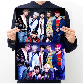 Tranh dán tường BTS , Áp Phích BTS, Poster nhóm nhạc BTS (50 mẫu hình nhóm BTS khác nhau)